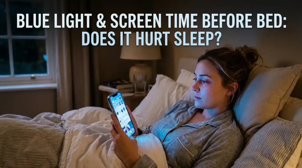Blue Light Screen Time Before Be Does It Hurt Sleep