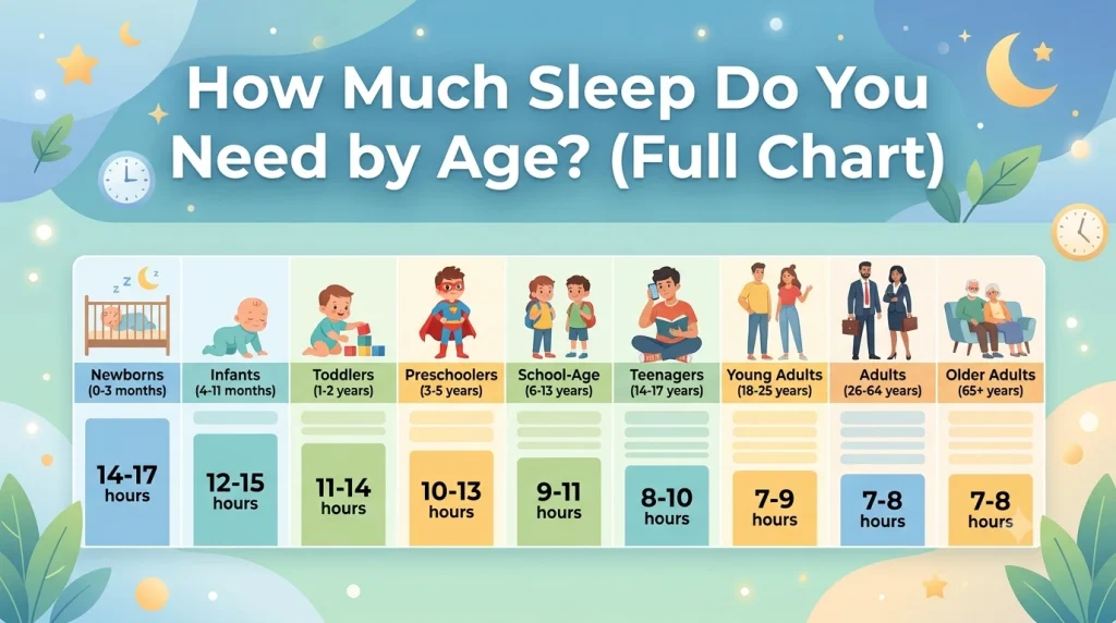 How Much Sleep Do You Need by Age