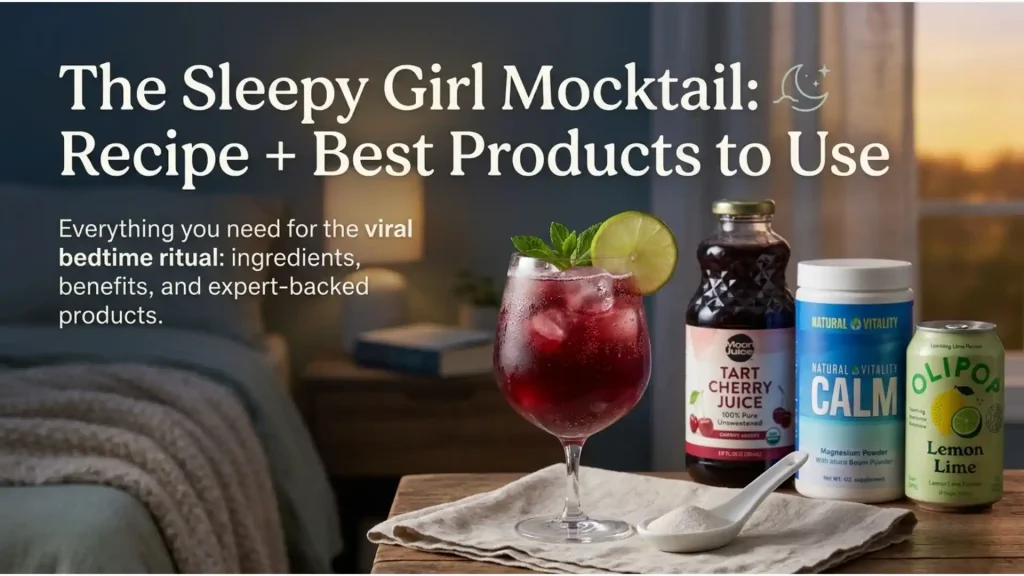 The Sleepy Girl Mocktail Recipe Best Products to Use