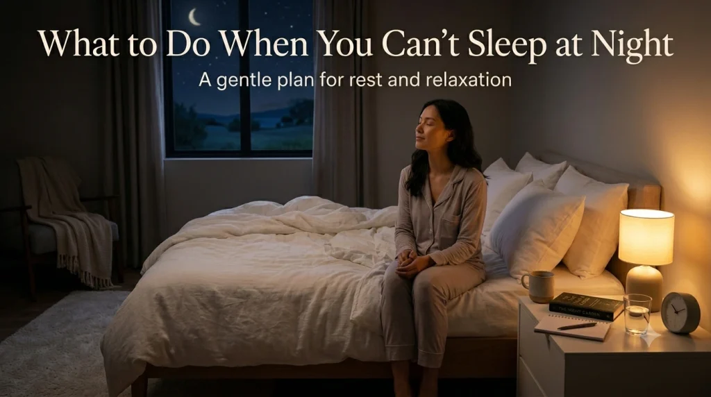 What to Do When You Cant Sleep at Night