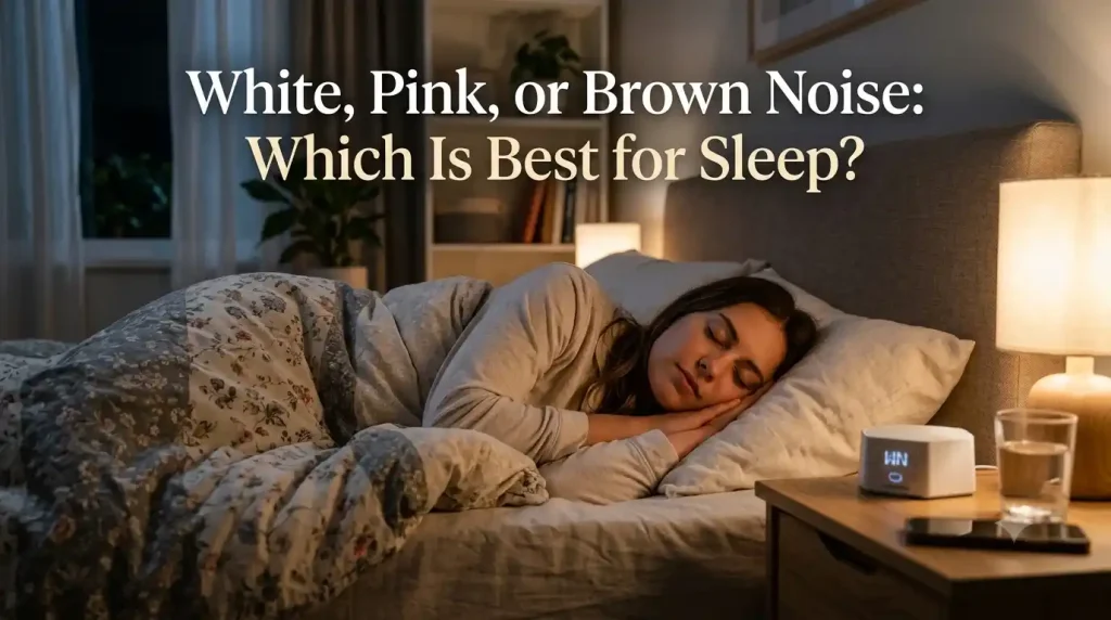 White Pink or Brown Noise Which Is Best for Sleep