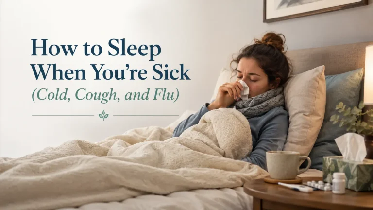 How to Sleep When Youre Sick