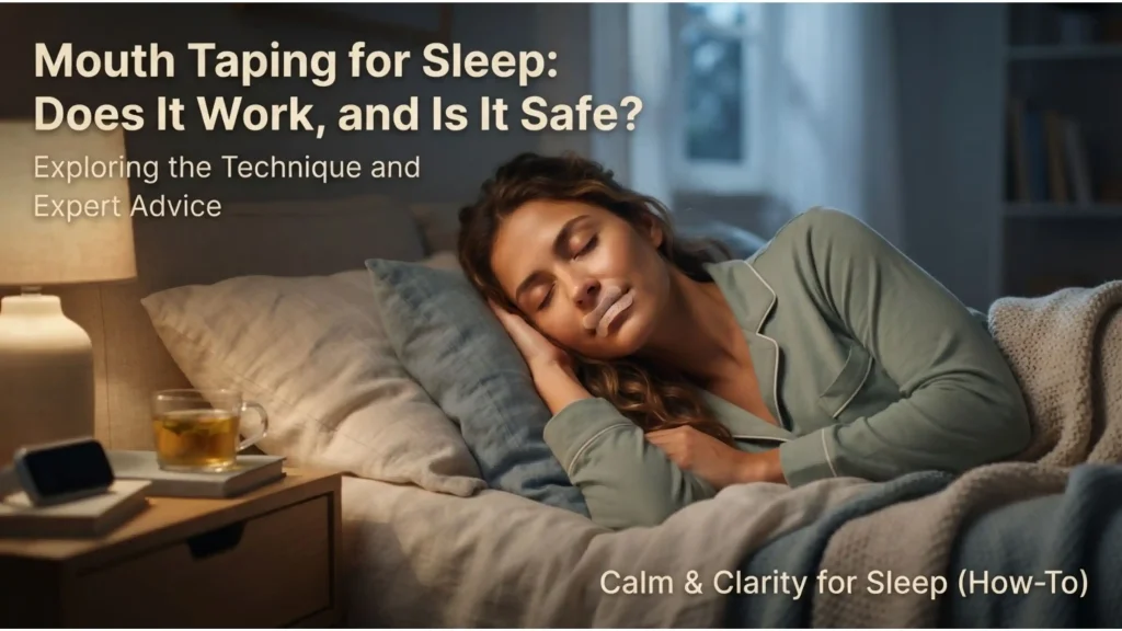 Mouth Taping for Sleep: Does It Work, and Is It Safe?