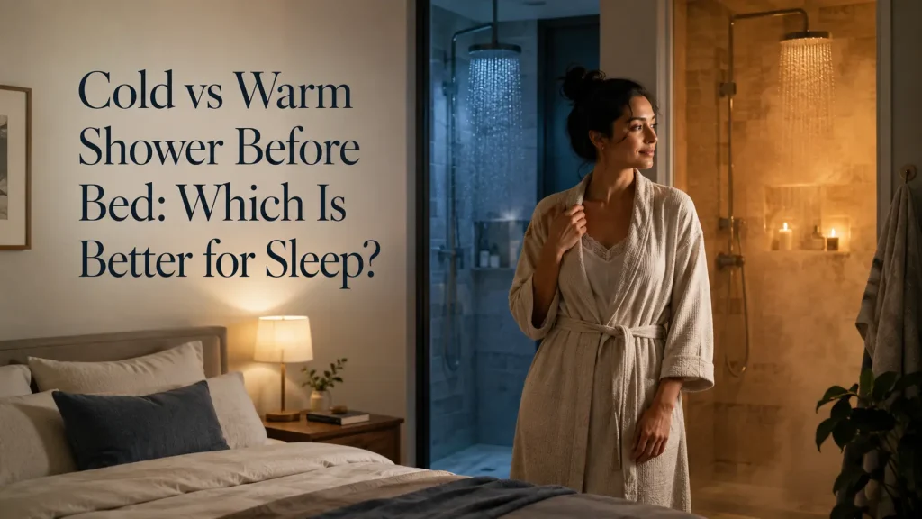 Cold vs Warm Shower Before Bed