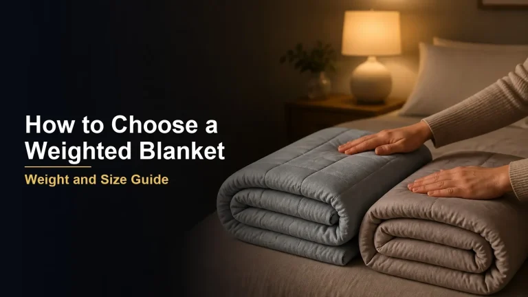 How to Choose a Weighted Blanket (Weight and Size Guide)