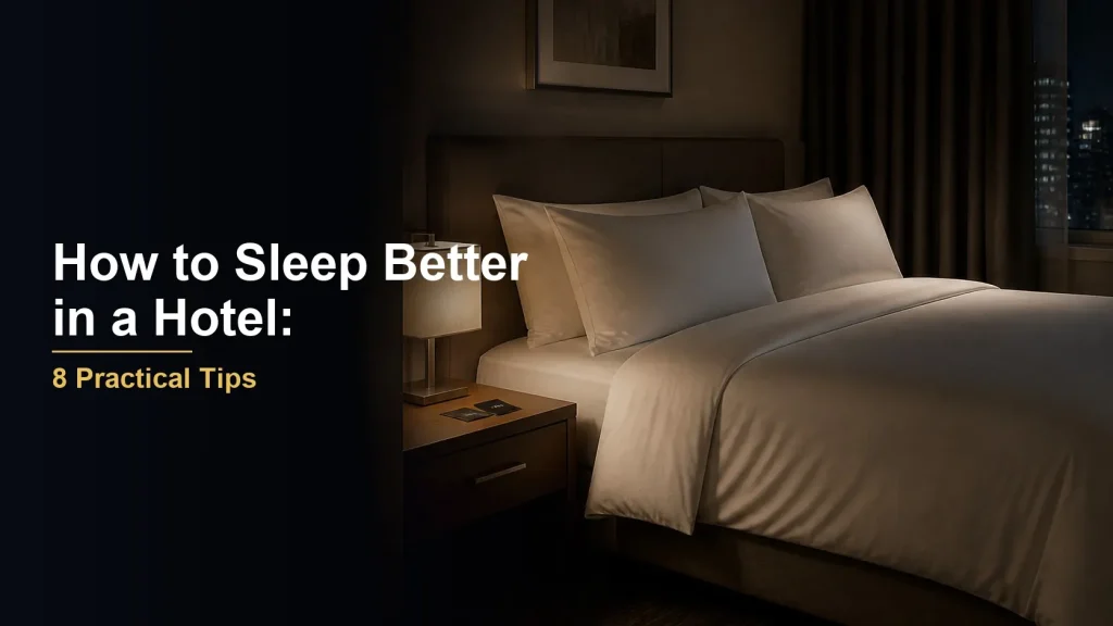 How to Sleep Better in a Hotel: 8 Practical Tips