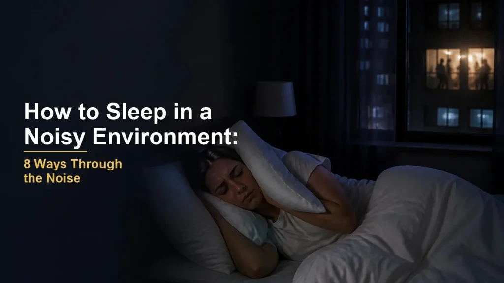 How to Sleep in a Noisy Environment: 8 Ways to Sleep Through the Noise