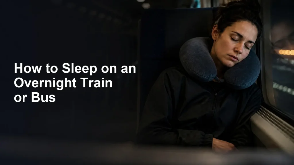 How to Sleep on an Overnight Train or Bus