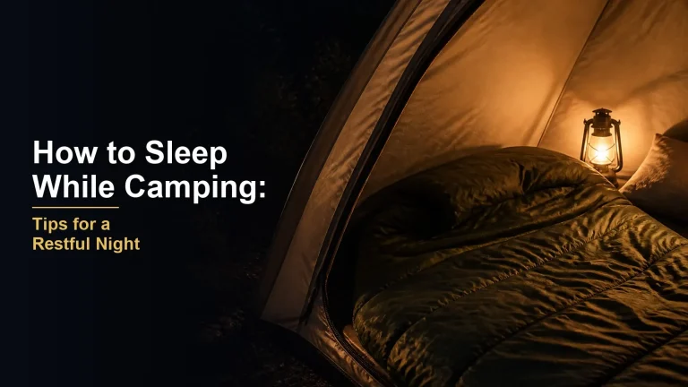 How to Sleep While Camping: Tips for a Restful Night