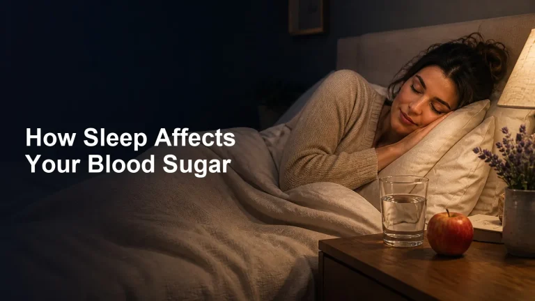 How Sleep Affects Your Blood Sugar
